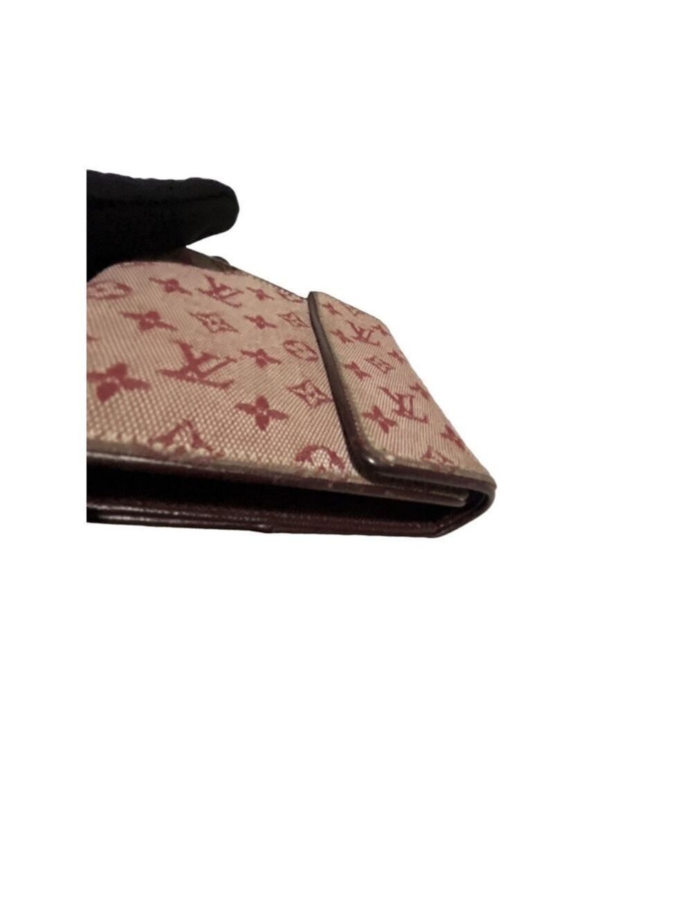 EUC Women's Louis Vuitton Pink Canvas Compact Bifold Wallet - Picture 5 of 13